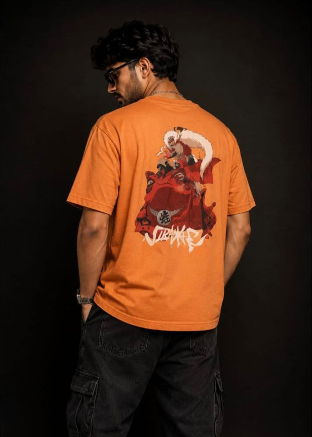 Graphic Abstract Print Crewneck T-Shirt