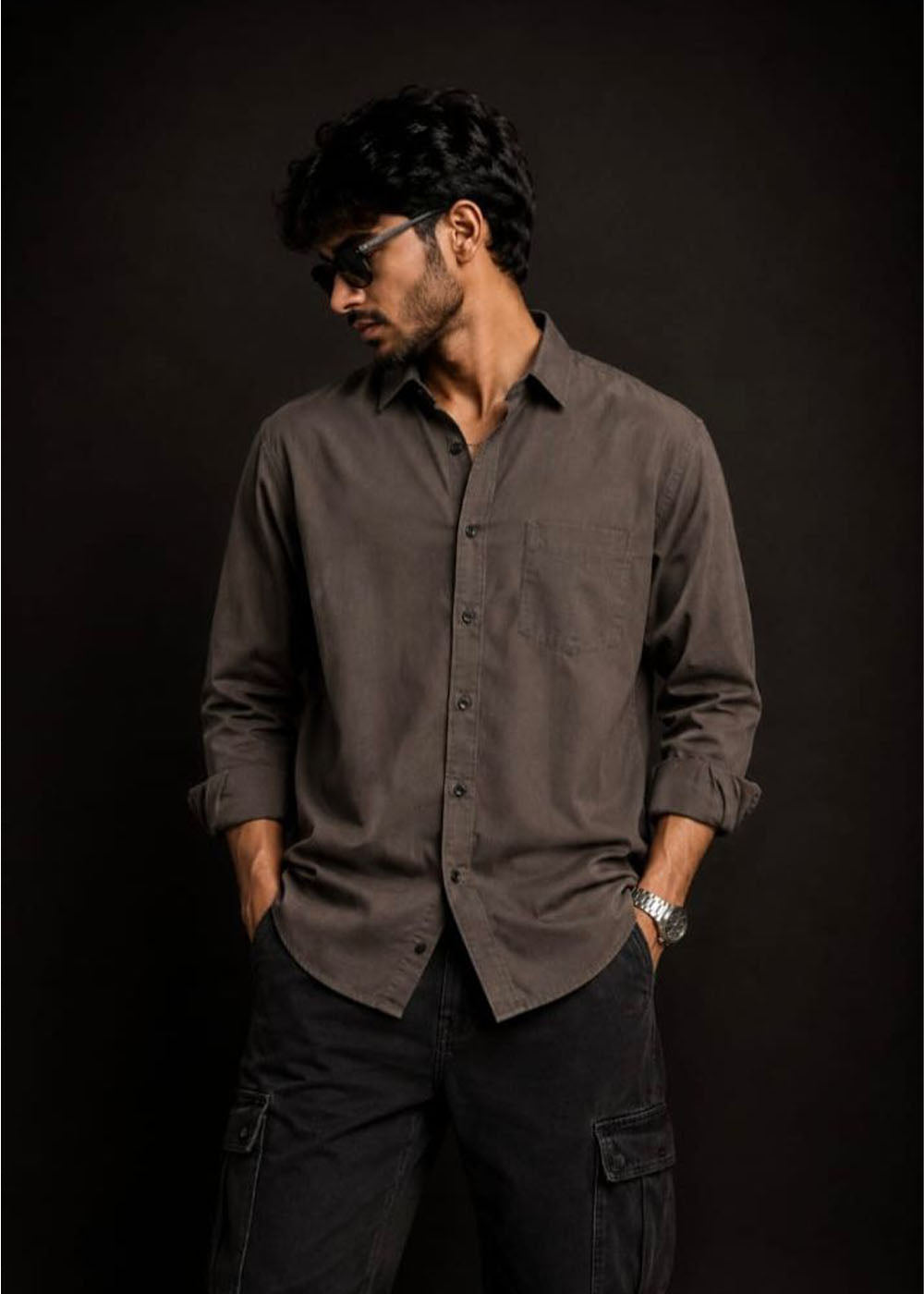 Premium Solid Cotton Regular Fit Shirt