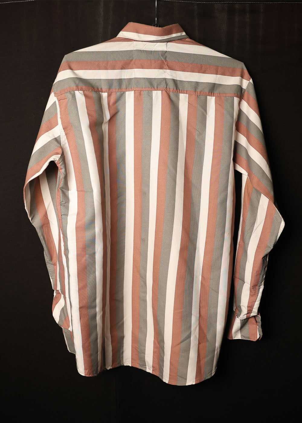 Men's Slim-Fit Vertical Striped Oxford Shirt