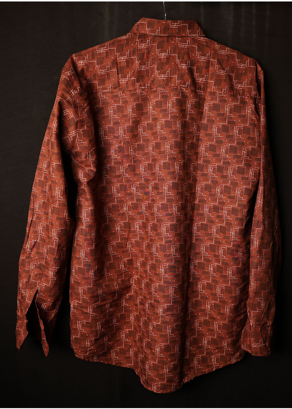 Men's Classic Solid Denim Button-Up