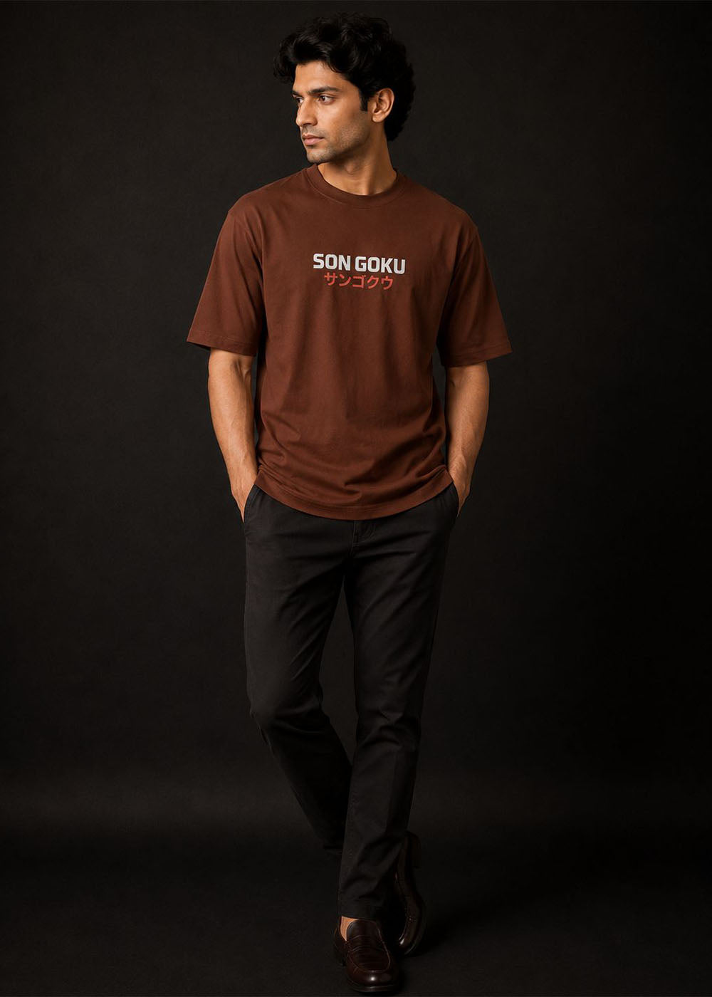 Graphic Abstract Print Crewneck T-Shirt