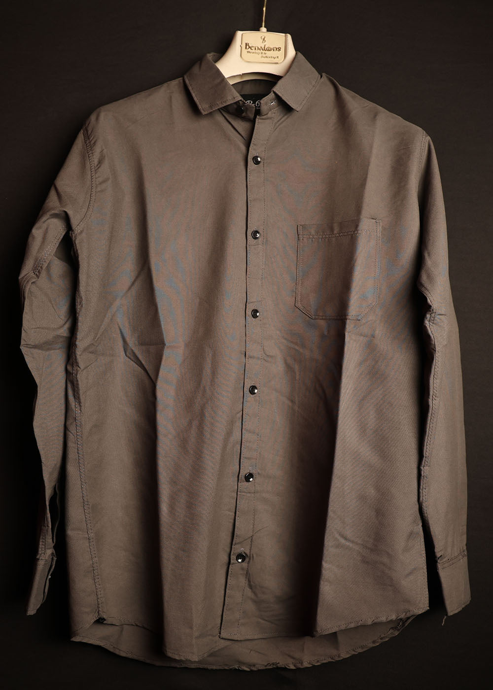Premium Solid Cotton Regular Fit Shirt
