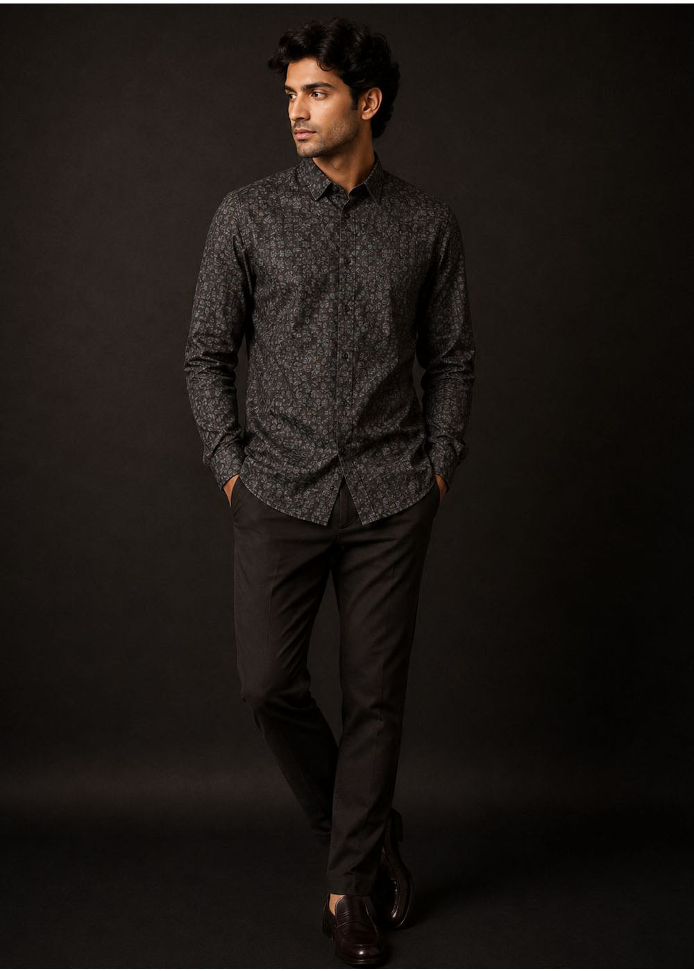 Lightweight Monochrome Relaxed-Fit Shirt