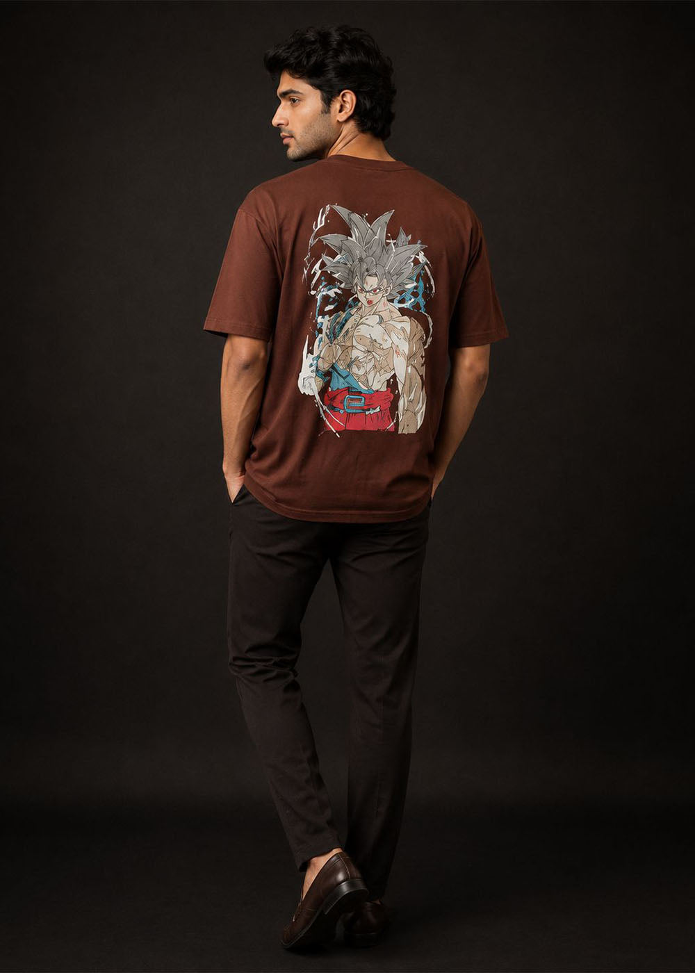 Graphic Abstract Print Crewneck T-Shirt